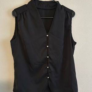 Vintage Escada Couture Womens 100% Silk Blouse,